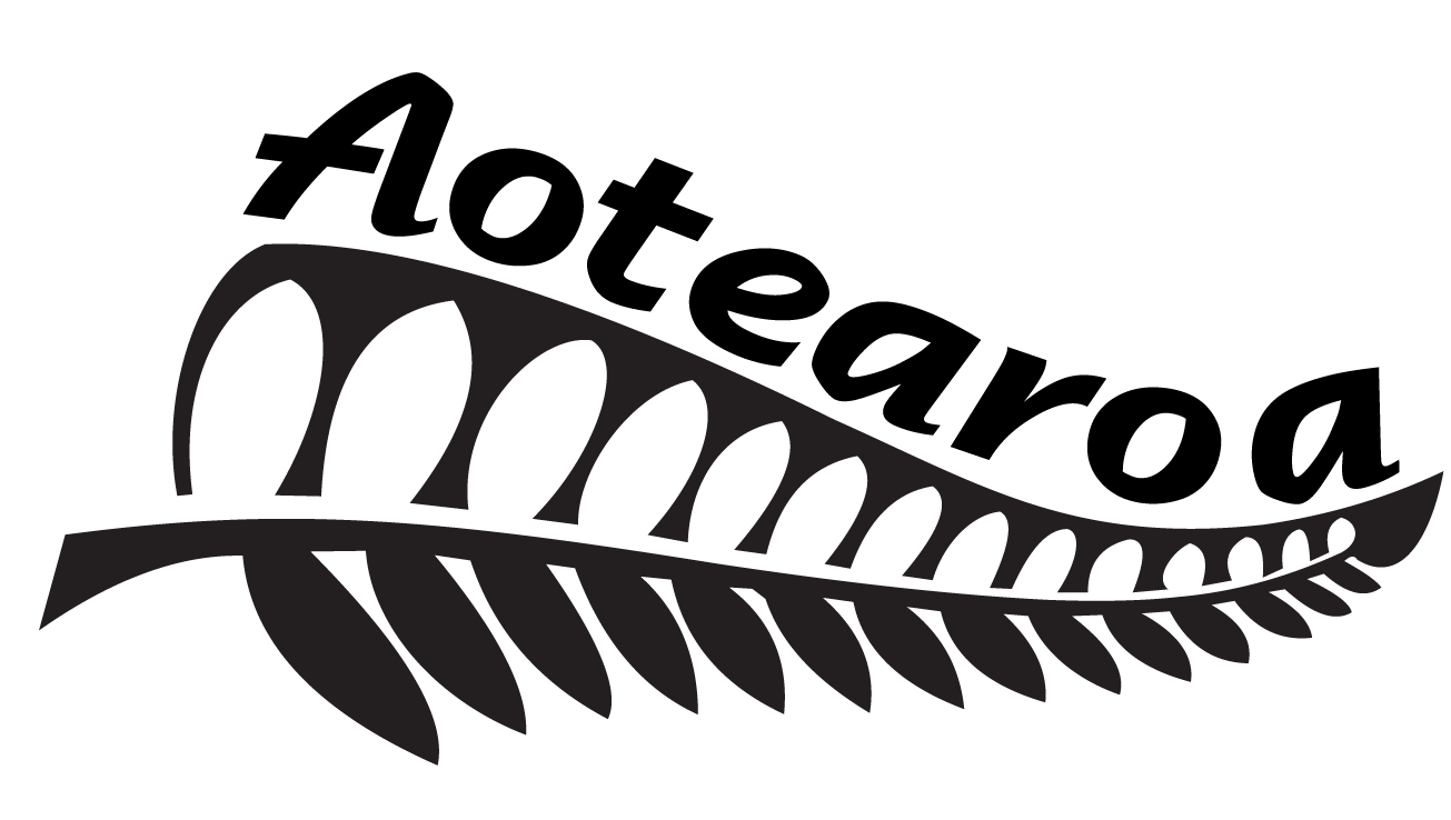 Silver Fern Tree New Zealand Symbol Vinyl Decal – ORACAL Gloss Black, Car Sticker #02, JDM Style
